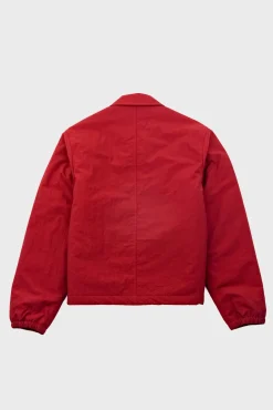 Wadded Bomber - Crimson Ripstop Nylon