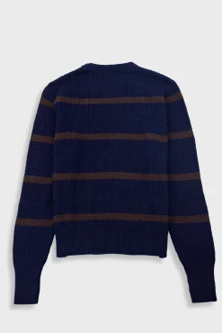 Waffle Crew - Navy Espresso Stripe