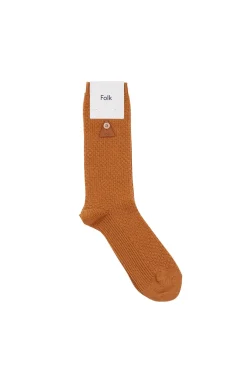 Waffle Sock - Ochre