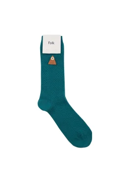 Waffle Socks - Alpine Green