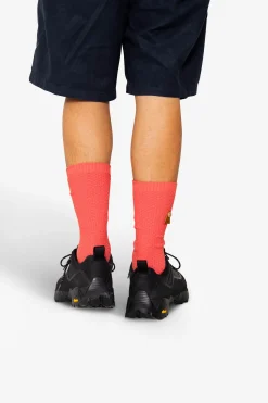 Waffle Socks - Dark Pink