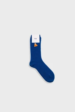 Waffle Socks - Indigo