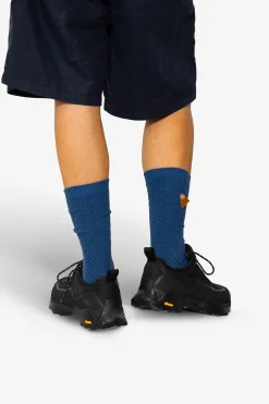 Waffle Socks - Indigo