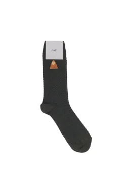 Waffle Socks - Military Green