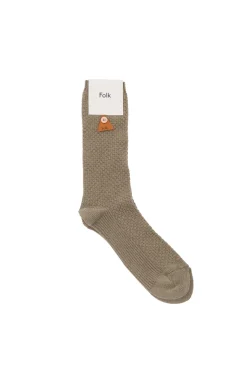 Waffle Socks - Sage