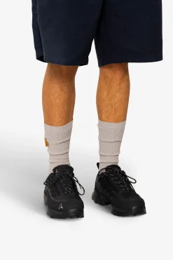 Waffle Socks - Silver Grey