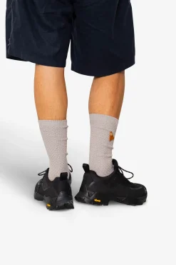 Waffle Socks - Silver Grey