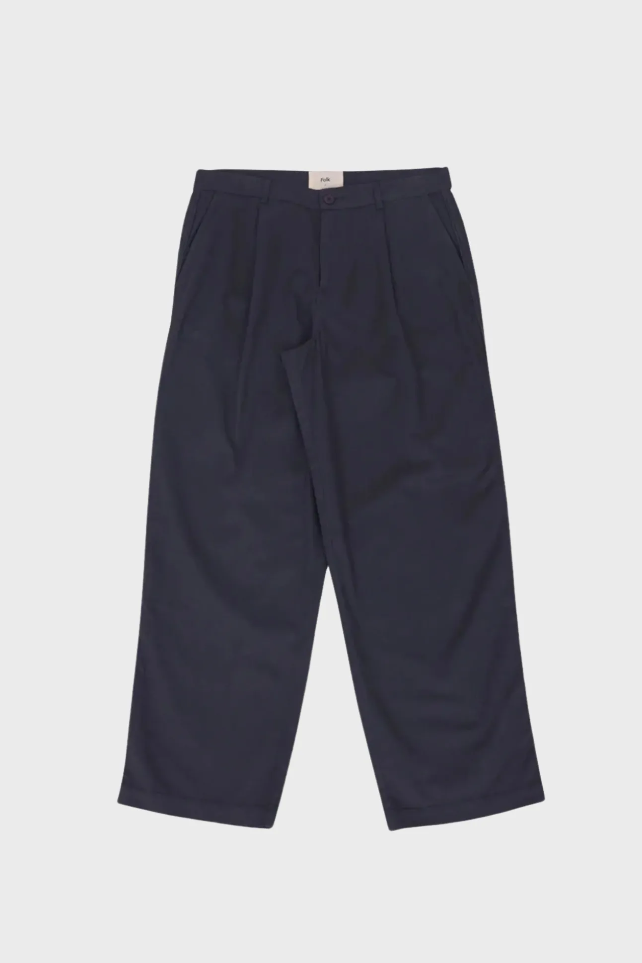 Wide Fit Trouser - Slate Twill