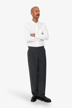 Wide Fit Trouser - Smoke Grey Cord