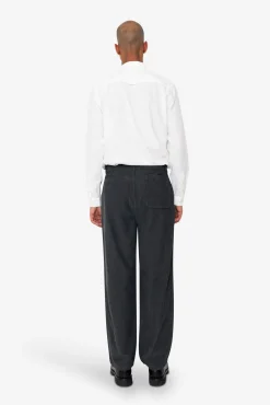 Wide Fit Trouser - Smoke Grey Cord