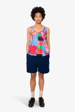 Wide Signal Shorts - Indigo Twill