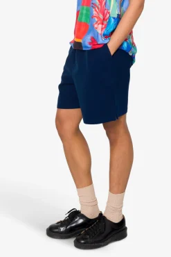 Wide Signal Shorts - Indigo Twill