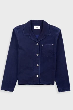 Worker Overshirt - Deep Indigo Slub
