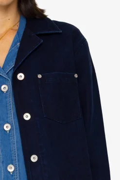 Worker Overshirt - Deep Indigo Slub